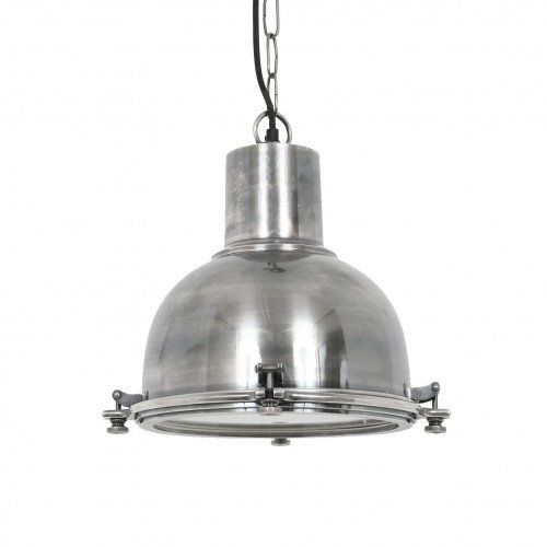 lampe en laiton couleur argent antique avec raccord E27