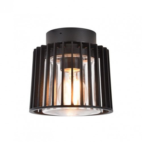 Lampe d'extérieur Shyne plafonnier aluminium noir moderne