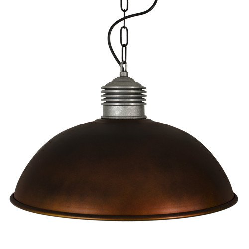 Lampe suspendue Industrial II look cuivre (6504k8) | Nostalux.fr