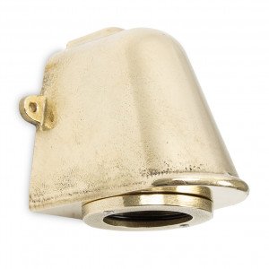 Lampe à poser or compacte E27 polie industrielle 