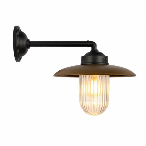 Lampe extérieure Mayenne 3 bronze/noir lampe d’écurie rustique
