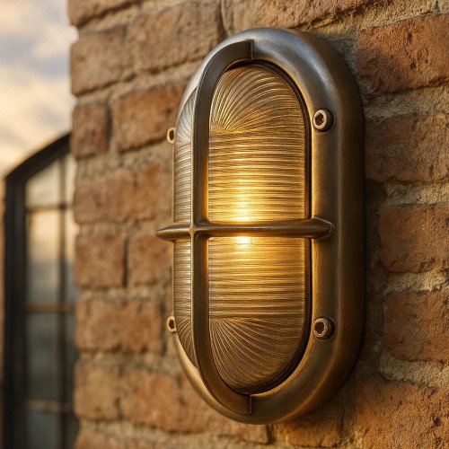 Applique Oculus bronze nickelé (6683) style maritime