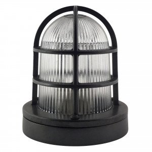 Lampe extérieure Gibraltar plafonnier lampe de socle nautique noir