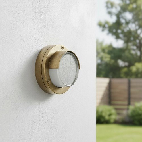 Éclairage extérieur Tavira applique murale bronze laiton nautique