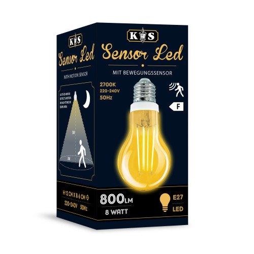 Ampoule Classic Sensor (5899) LED 3W avec capteur jour/nuit de KS Lighting