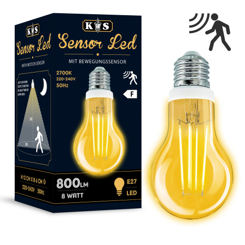 Ampoule Classic Sensor (5899) LED 3W avec capteur jour/nuit de KS Lighting