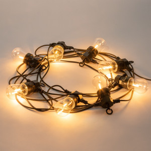 Guirlande lumineuse 20 mètres avec 20 LED et lumière blanc chaud