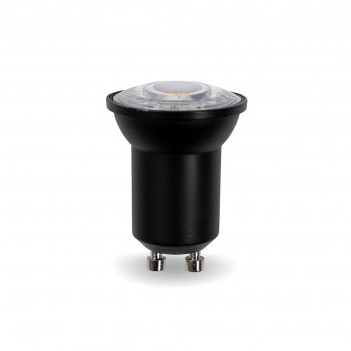 Source lumineuse LED GU10 PAR11 noire dimmable