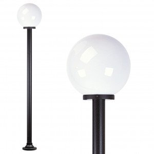 Globe 150r opale Ø 30- KS Lighting - Éclairage de jardin Bol