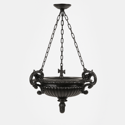 Vase suspendu aluminium 60 cm