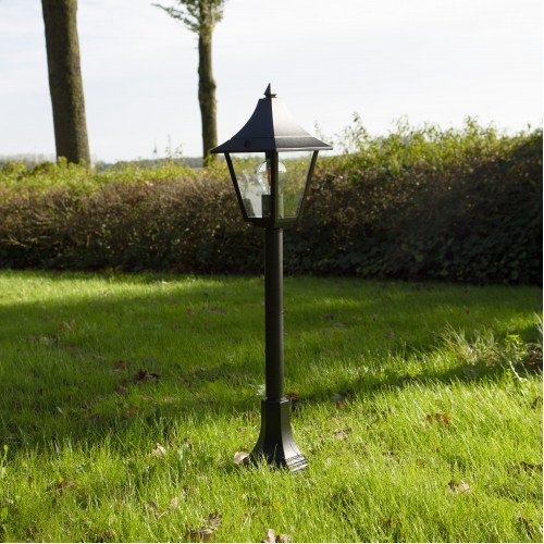 Lampe de terrasse Livorno (7205) avec lanterne carrée | Nostalux.fr de KS Lighting