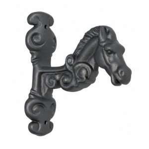 Porte-rênes cheval classique aluminium 21,5 cm