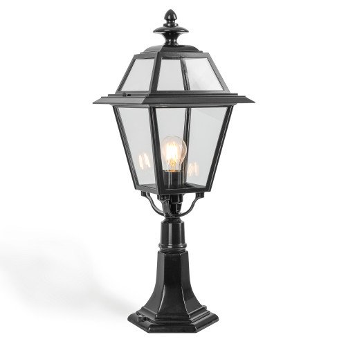 Lampe de jardin sur pied Brunssum (7222) avec lanterne carrée de KS Lighting
