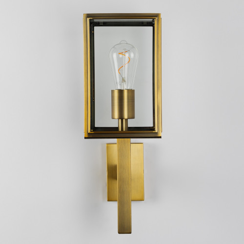 Applique d'extérieur noire, Bilthoven, épurée, classique, faite à la main chez KS Lighting, boîtier design 