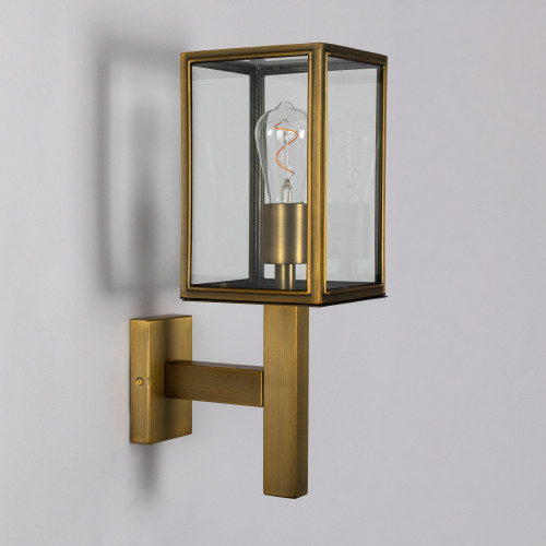 Applique d'extérieur noire, Bilthoven, épurée, classique, faite à la main chez KS Lighting, boîtier design 