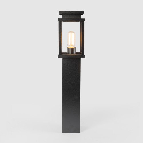 Potelet noir d'extérieur  Jersey avec Smart WIFI LED | Nostalux.fr