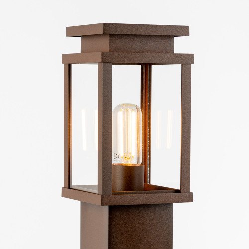 Potelet Jersey Terras en acier corten, couleur rouille