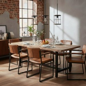 Suspension Benson bronze noir métal E27 85 cm design élancé