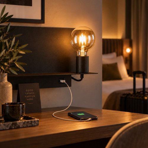 Applique murale The Key USB (7694) | Nostalux.fr