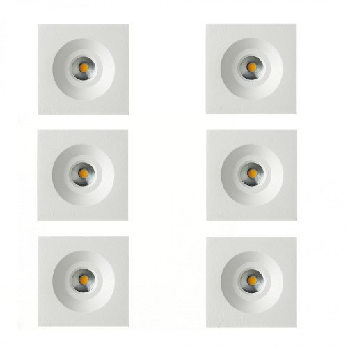 Spot encastré LED carré Ivy Square – Nostalux.fr