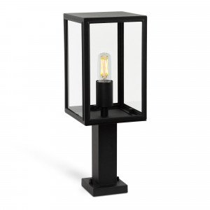 Potelet noir Soho (7536) avec capteur jour/nuit 