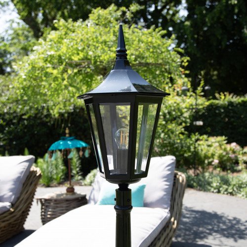 Lampe de terrasse Zeist (7552) avec lanterne hexagonale de KS Lighting