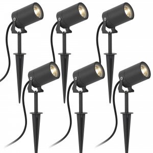 Set de 6 spots de jardin LED Stark Anthracite de KS Lighting Set de 6 spots de jardin LED Stark Anthracite de KS Lighting