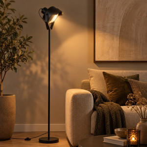 Lampadaire Stage noir | Nostalux.fr