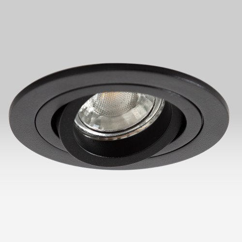 Spot encastrable Lune (7691) Rond noir mat | Nostalux.fr