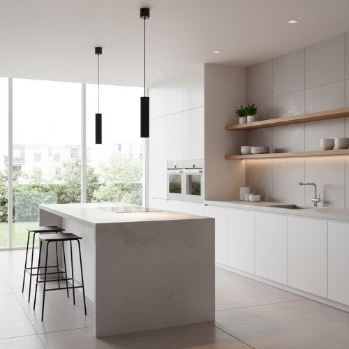 Suspension noir mat Cylin (7725) | Nostalux.fr