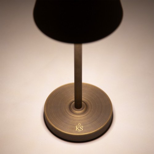 Lampe d'intérieur et d'extérieur Lampe de table moderne en bronze