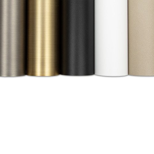 Plafonnier Mila 3 (7675) blanc avec 3 spots blanc/or en saillie orientables | Nostalux.fr