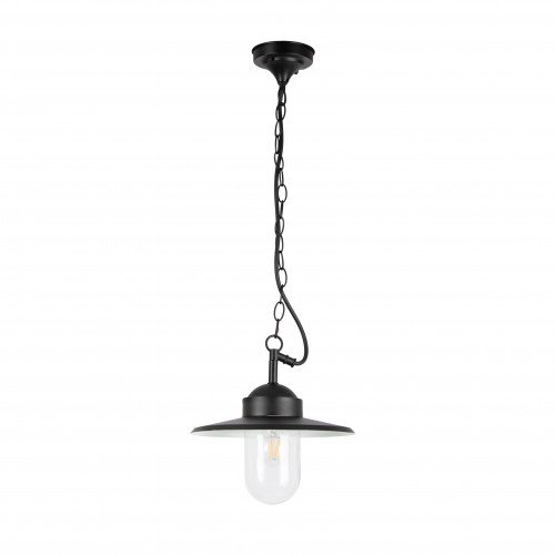 Lampe suspendue d'intérieur et d'extérieur Dolce noir aluminium moderne