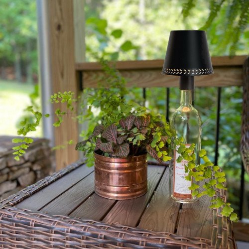 Lampe d'intérieur/extérieur - Lampe de table Vino Noir