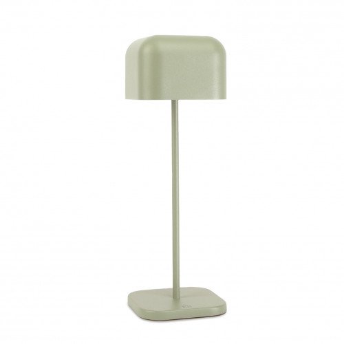 Lampe de table verte en aluminium moderne pour l'intérieur et l'extérieur