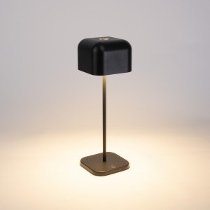Lampe de table anthracite en aluminium moderne pour l'intérieur et l'extérieur