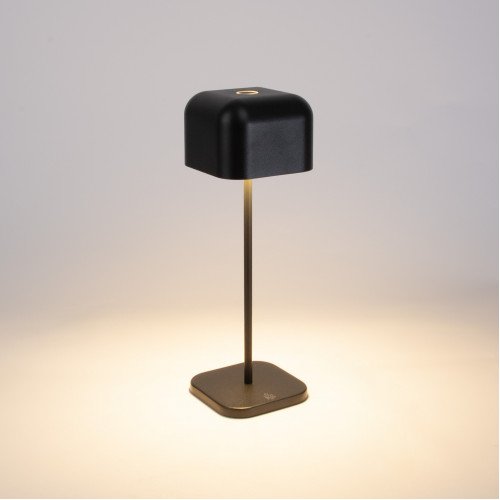 Lampe de table anthracite en aluminium moderne pour l'intérieur et l'extérieur