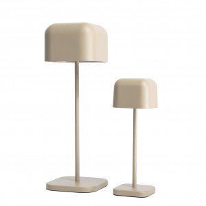 Cabo Table Lamp Set Beige - Small & Medium