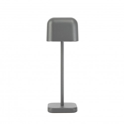 Lampe de table compacte anthracite en aluminium moderne pour l'intérieur et l'extérieur