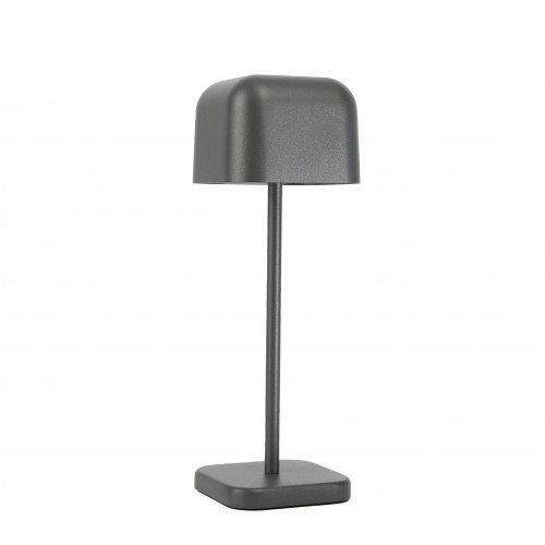 Lampe de table compacte anthracite en aluminium moderne pour l'intérieur et l'extérieur