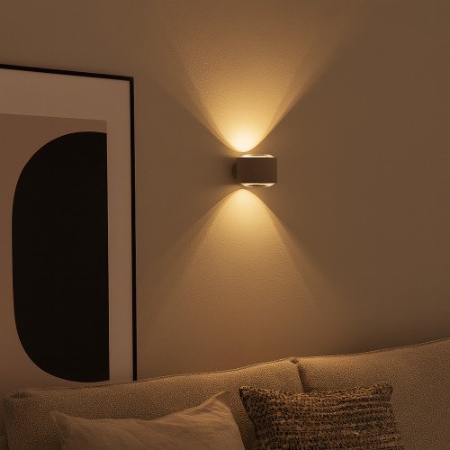 Fenêtre champgne en verre convexe Applique murale moderne Up&Down