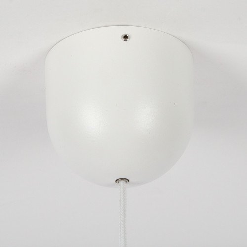 Lampe suspendue blanche design aluminium moderne