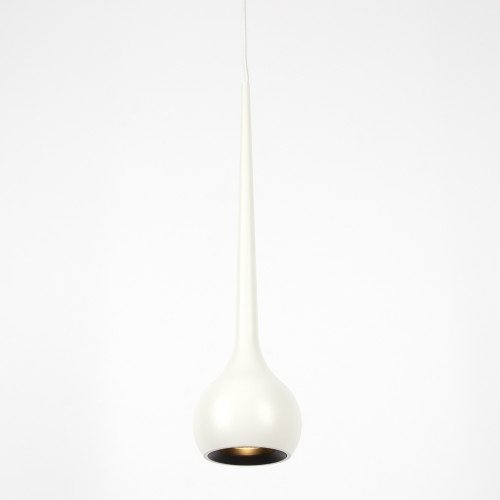 Lampe suspendue blanche design aluminium moderne