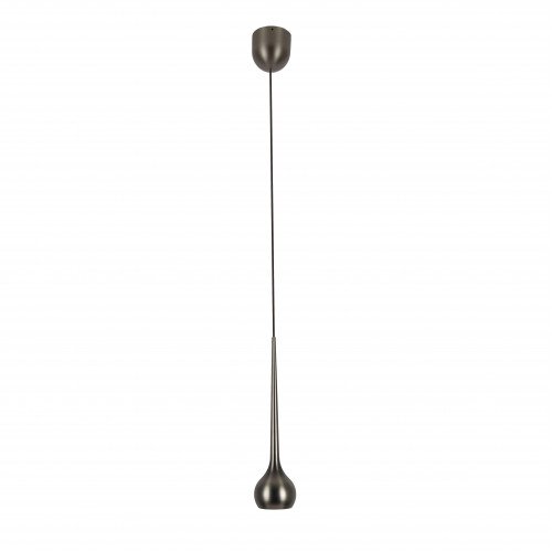 Lampe suspendue gun metal design aluminium moderne