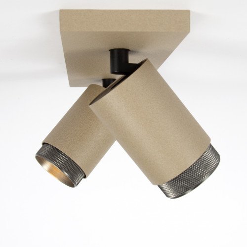 Plafonnier Scott éclairage intérieur Gun Metal aluminium moderne