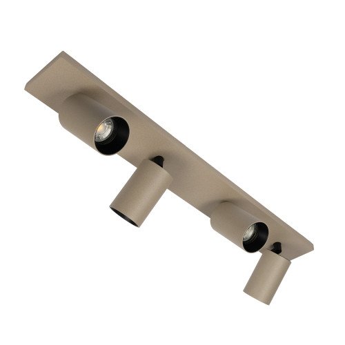 Éclairage intérieur Mila 4 spot en saillie champagne moderne