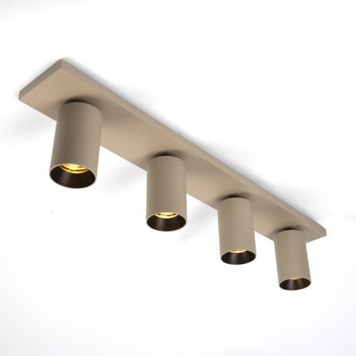 Éclairage intérieur Mila 4 spot en saillie champagne moderne