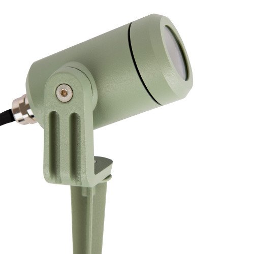 Spot de sol noir compact LED-Spike GU10 PAR11