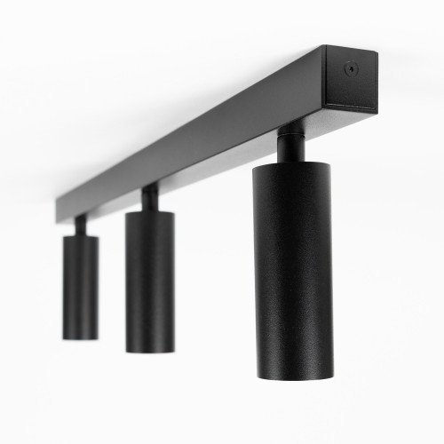 Éclairage intérieur spot encastrable noir aluminium