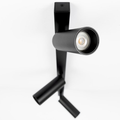 Éclairage intérieur spot encastrable noir aluminium